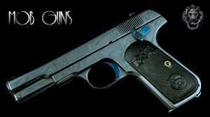 MOB GUNS “BOGART” COLT Model M 1st Model 1903 Pocket Hammerless Blue