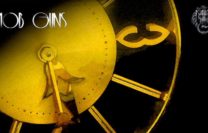 MOB GUNS Art Deco Clock