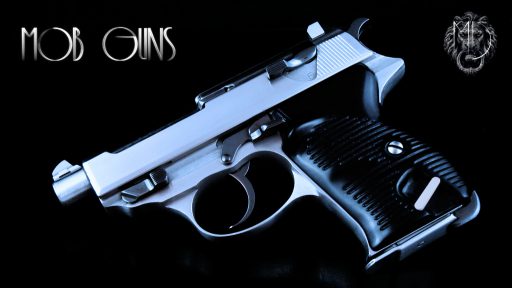 MOB GUNS Walther Baby P.38 in Satin White