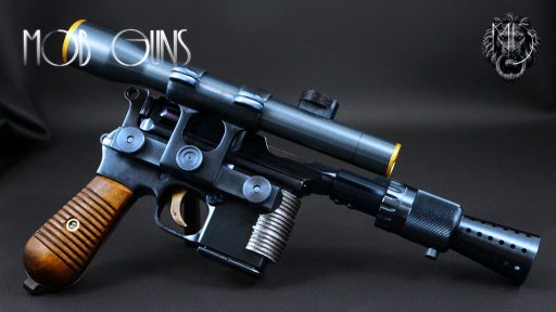 MOB GUNS ~ Han Solo Star Wars DL-44 Heavy Blaster Pistol ~ Mauser Broomhandle 9mm